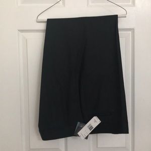 Gray Italian wool stretch pant.